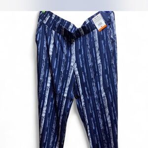 Woman’s Blue Striped Pants